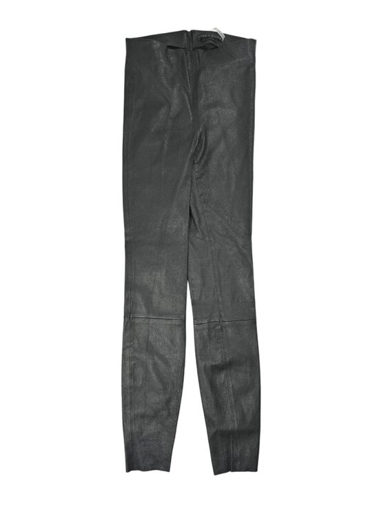 Alice & Olivia Pants - Alice & Olivia Skinny Pants in Black Leather